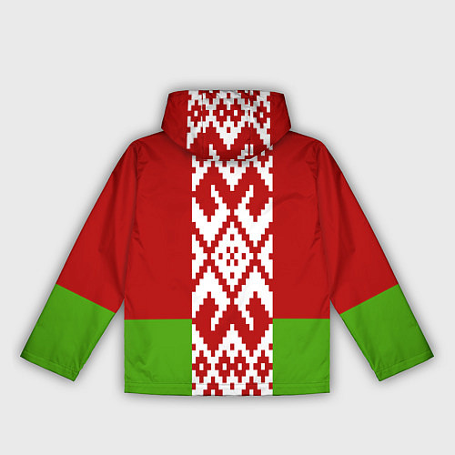 Женская ветровка Беларусь флаг / 3D-Белый – фото 2