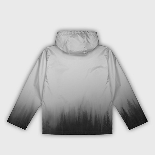 Женская ветровка Death Stranding Лес / 3D-Белый – фото 2