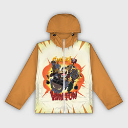 Ветровка с капюшоном женская Techies габен - Have Fun!, цвет: 3D-белый