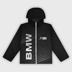 Ветровка с капюшоном женская BMW, цвет: 3D-белый