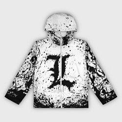 Ветровка с капюшоном женская L textured, цвет: 3D-белый