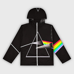 Ветровка с капюшоном женская PINK FLOYD, цвет: 3D-белый