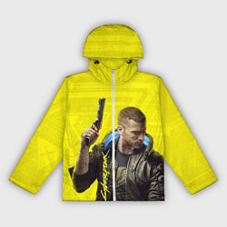 Ветровка с капюшоном женская Cyberpunk 2077: Jackie Wells, цвет: 3D-белый