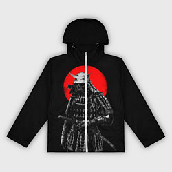 Ветровка с капюшоном женская Самурай, цвет: 3D-белый