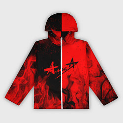 Ветровка с капюшоном женская АлисА, цвет: 3D-белый