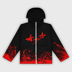 Ветровка с капюшоном женская АлисА, цвет: 3D-белый