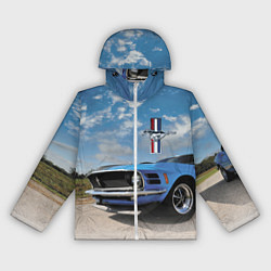 Ветровка с капюшоном женская Mustang, цвет: 3D-белый