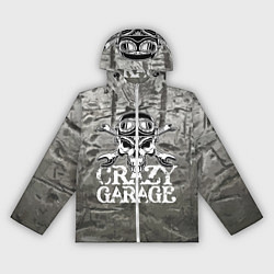 Ветровка с капюшоном женская Crazy garage, цвет: 3D-белый