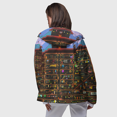 Женская ветровка TERRARIA / 3D-Черный – фото 4