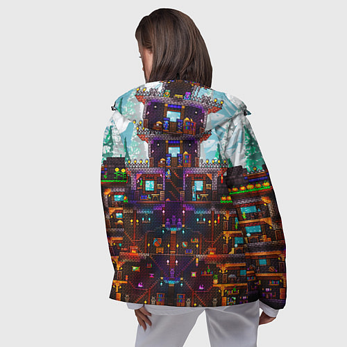 Женская ветровка Terraria / 3D-Черный – фото 4