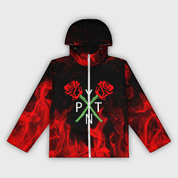 Ветровка с капюшоном женская Payton Moormeier: TikTok, цвет: 3D-белый