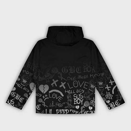 Женская ветровка LIL PEEP / 3D-Белый – фото 2