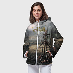 Ветровка с капюшоном женская Lorna Shore - Immortal, цвет: 3D-белый — фото 2