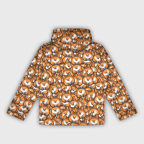 Женская ветровка Попки Корги / 3D-Белый – фото 2