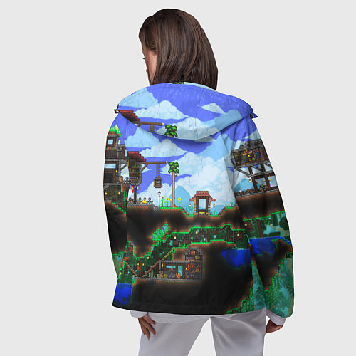 Женская ветровка TERRARIA / 3D-Черный – фото 4