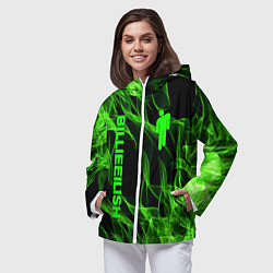 Ветровка с капюшоном женская BILLIE EILISH, цвет: 3D-белый — фото 2