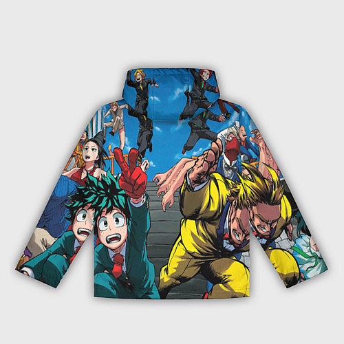 Женская ветровка My Hero Academia все герои / 3D-Черный – фото 2