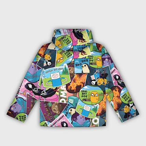 Женская ветровка Время Приключений / 3D-Черный – фото 2