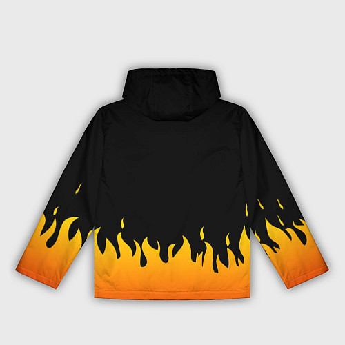 Женская ветровка MY HERO ACADEMIA яркое пламя / 3D-Белый – фото 2