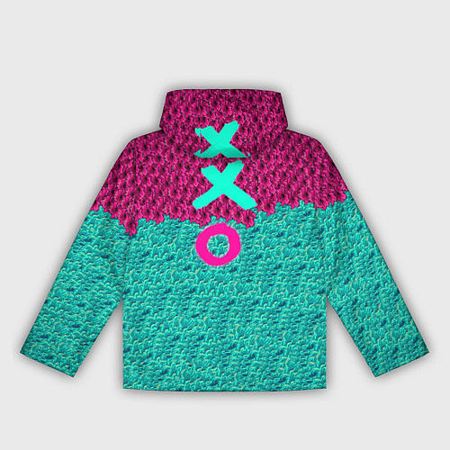 Женская ветровка Неоновый череп / 3D-Белый – фото 2