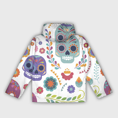 Женская ветровка Мексиканские мотивы / 3D-Белый – фото 2