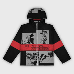 Ветровка с капюшоном женская Cowboy Bebop anime, цвет: 3D-белый