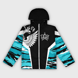 Ветровка с капюшоном женская ВВС России Камуфляж, цвет: 3D-белый