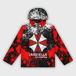 Ветровка с капюшоном женская UMBRELLA CORP, цвет: 3D-черный