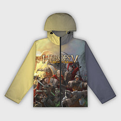 Ветровка с капюшоном женская Heroes of Might and Magic, цвет: 3D-черный