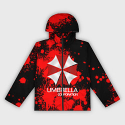 Ветровка с капюшоном женская UMBRELLA CORP, цвет: 3D-черный