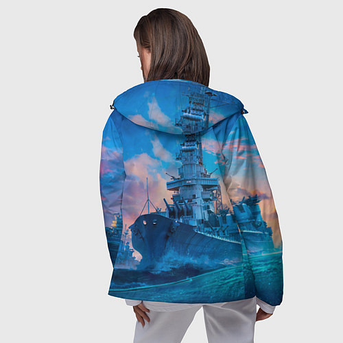 Женская ветровка ВМФ / 3D-Черный – фото 4