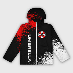 Ветровка с капюшоном женская UMBRELLA CORPORATION, цвет: 3D-белый