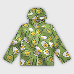 Женская ветровка АВАКАДО паттерн