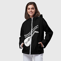 Ветровка с капюшоном женская Ведьмаку Заплатите, цвет: 3D-белый — фото 2