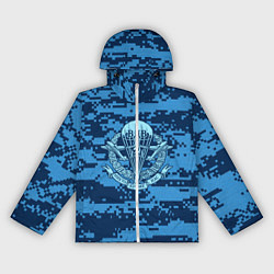 Ветровка с капюшоном женская ВДВ СССР, цвет: 3D-белый