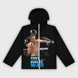 Ветровка с капюшоном женская Tony Ferguson, цвет: 3D-белый