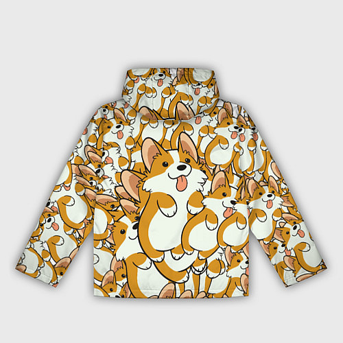 Женская ветровка Корги / 3D-Белый – фото 2
