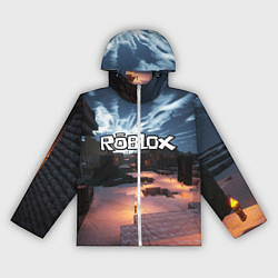 Ветровка с капюшоном женская ROBLOX, цвет: 3D-белый