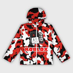 Ветровка с капюшоном женская ROBLOX, цвет: 3D-белый