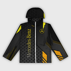 Ветровка с капюшоном женская Mercedes-Benz, цвет: 3D-белый