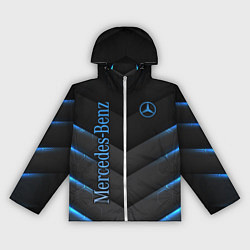 Ветровка с капюшоном женская Mercedes-Benz, цвет: 3D-белый