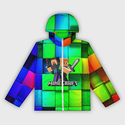 Ветровка с капюшоном женская MINECRAFT, цвет: 3D-белый