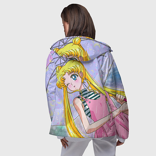Женская ветровка Sailor Moon / 3D-Черный – фото 4