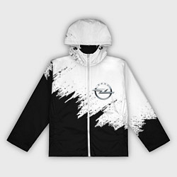 Ветровка с капюшоном женская Opel, цвет: 3D-белый