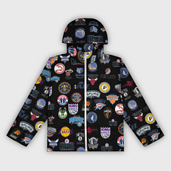 Женская ветровка NBA Pattern