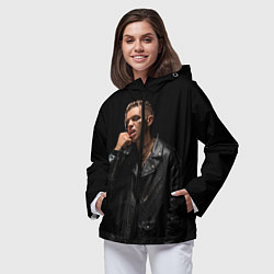 Ветровка с капюшоном женская Элджей, цвет: 3D-черный — фото 2