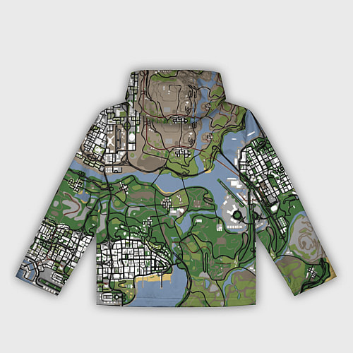 Женская ветровка San andreas / 3D-Белый – фото 2