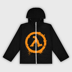 Ветровка с капюшоном женская HALF-LIFE, цвет: 3D-белый