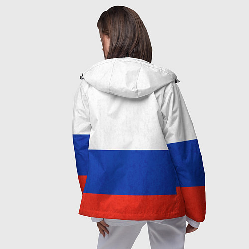 Женская ветровка Russia / 3D-Черный – фото 4