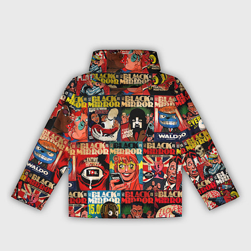 Женская ветровка ЧЕРНОЕ ЗЕРКАЛО / 3D-Белый – фото 2